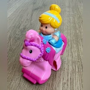 Pink Horse Cinderella Cindy Klip Klop Little People Fisher Price HTF